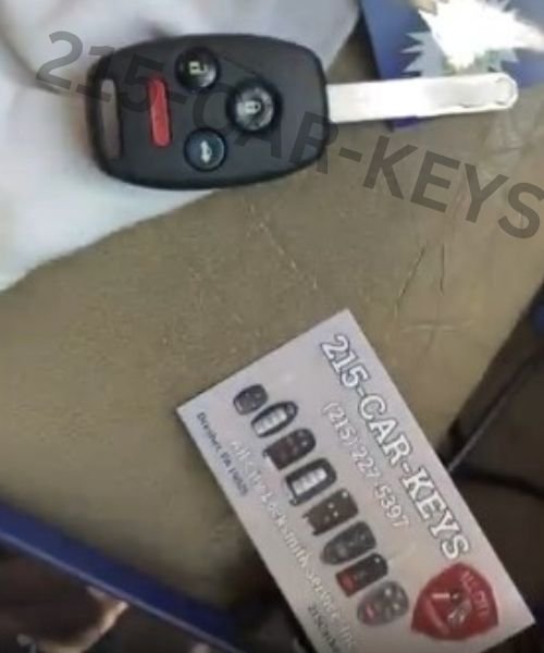 Break-resistant Honda remote key with lifetime warranty from 215 Car Keys